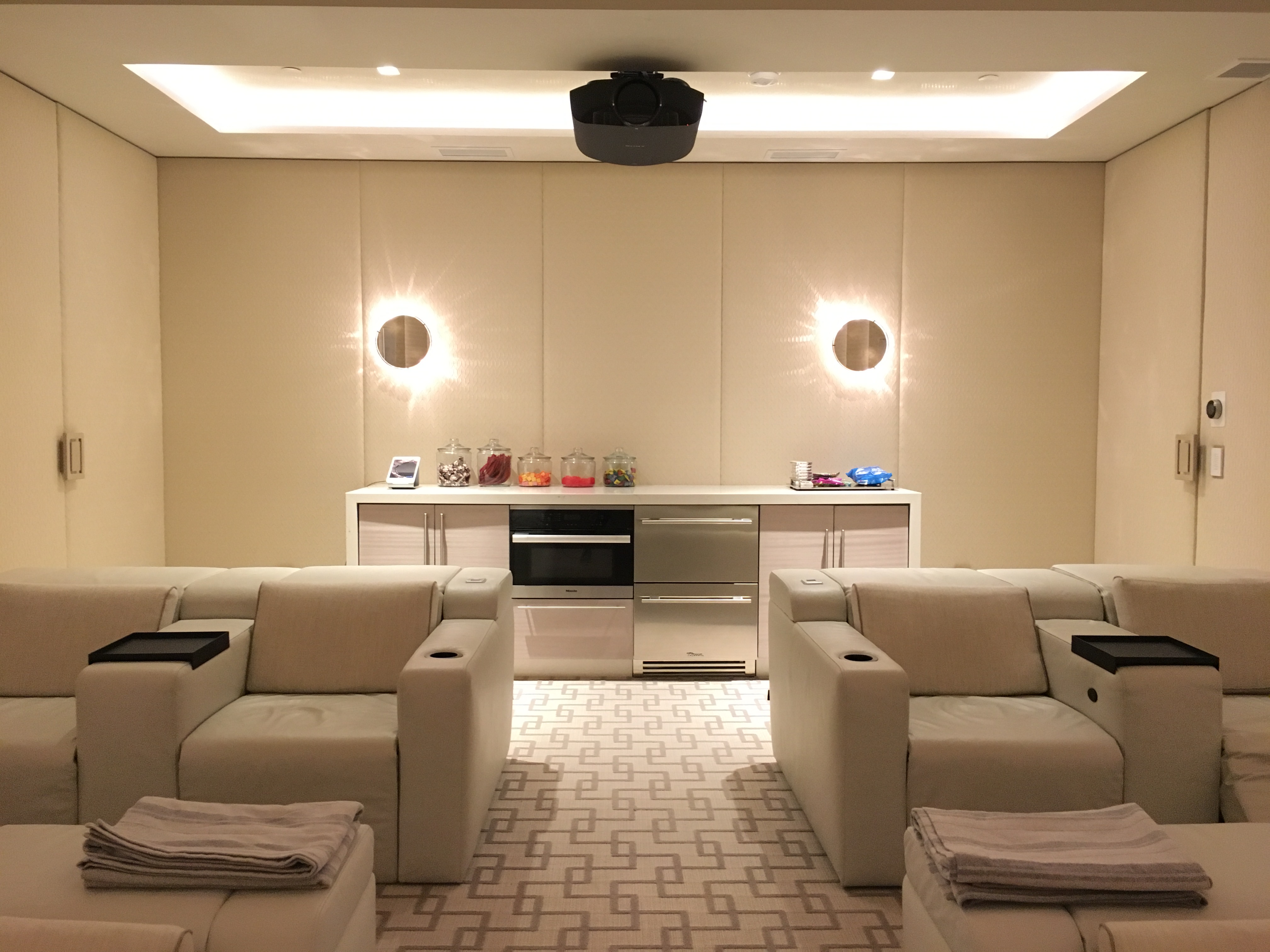 Home Theater Sports Bar - Custom Furniture For The Elite