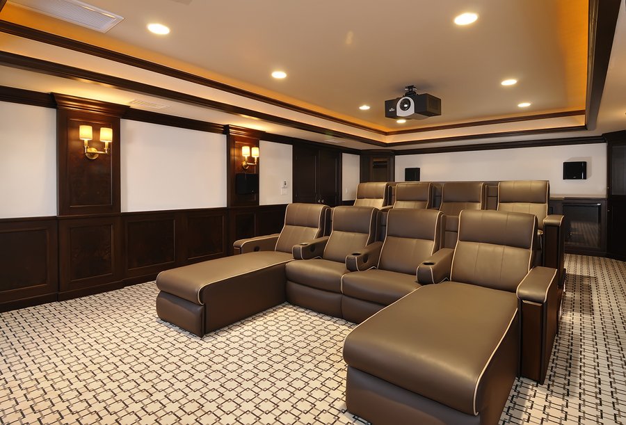 Leather Home Theater