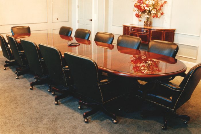 CUSTOM MADE CONFERENCE TABLE
