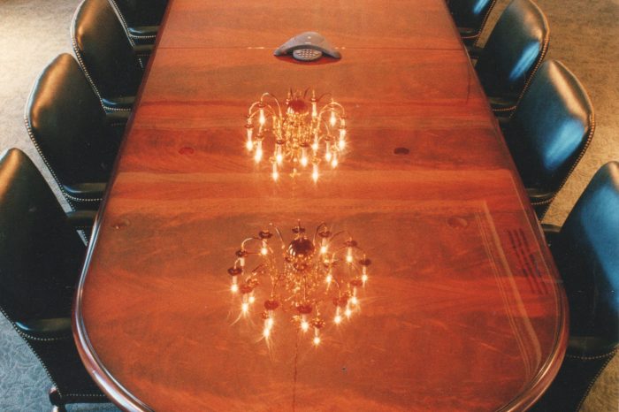 CUSTOM MADE CONFERENCE TABLE